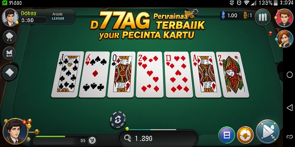 Tampilan gameplay Domino yang seru dan interaktif.