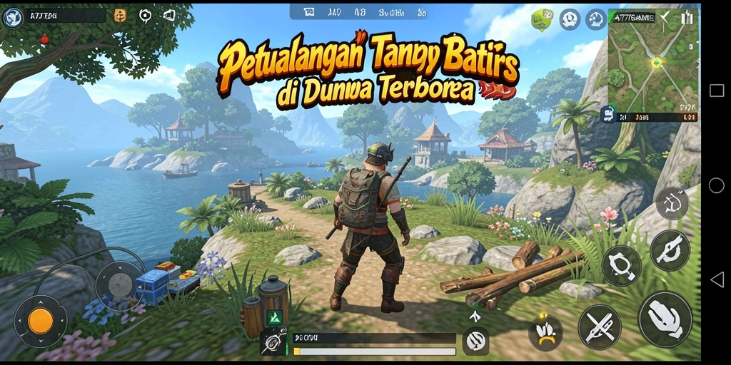 Gambaran menarik dari gameplay A777GAME di dunia terbuka.