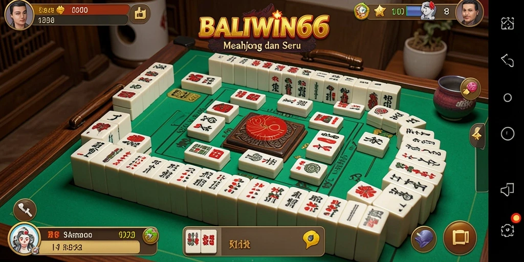 Tampilan gameplay seru di BALIWIN66 dengan Mahjong yang menantang.