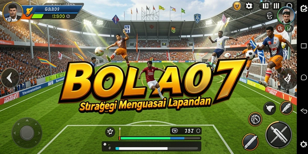 Screenshot gameplay BOLA07 menampilkan strategi yang mendebarkan.