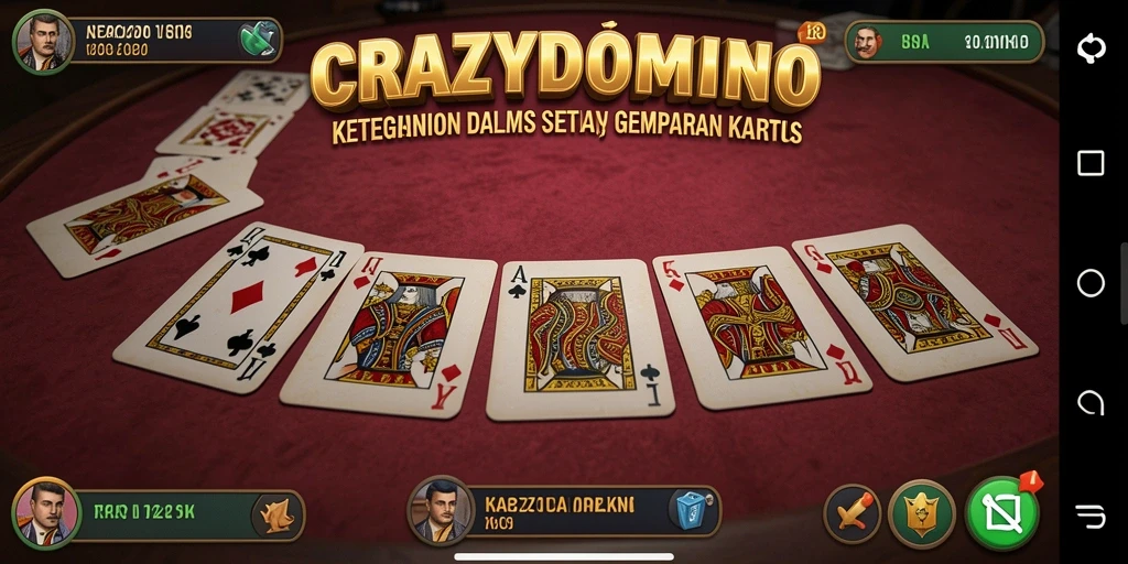Gameplay menegangkan dengan suasana horor di CRAZYDOMINO.