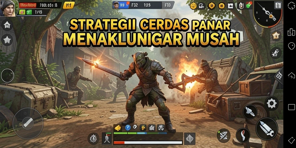Gameplay F32 yang intens dan menarik saat pertempuran strategis.
