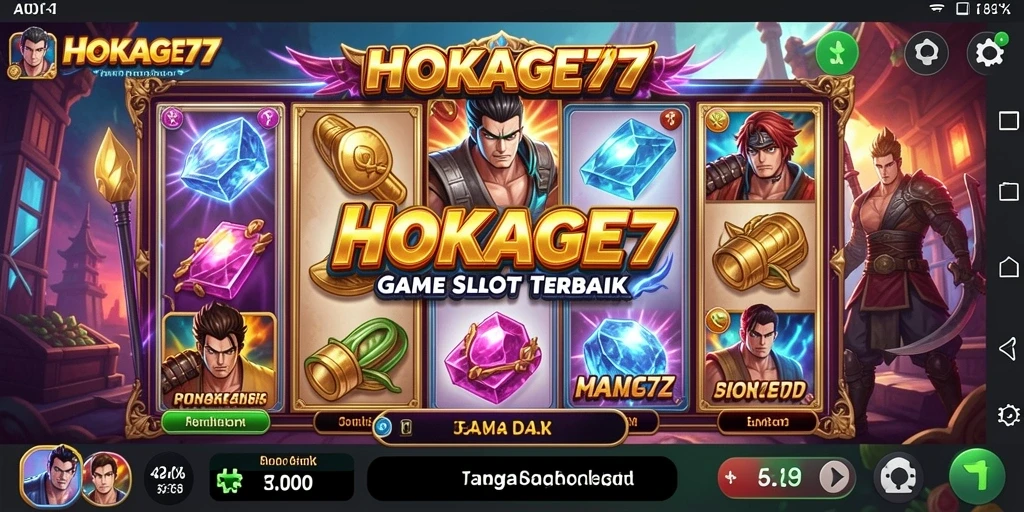 Tangkapan layar gameplay HOKAGE77 yang menampilkan slot yang menarik dan imersif.