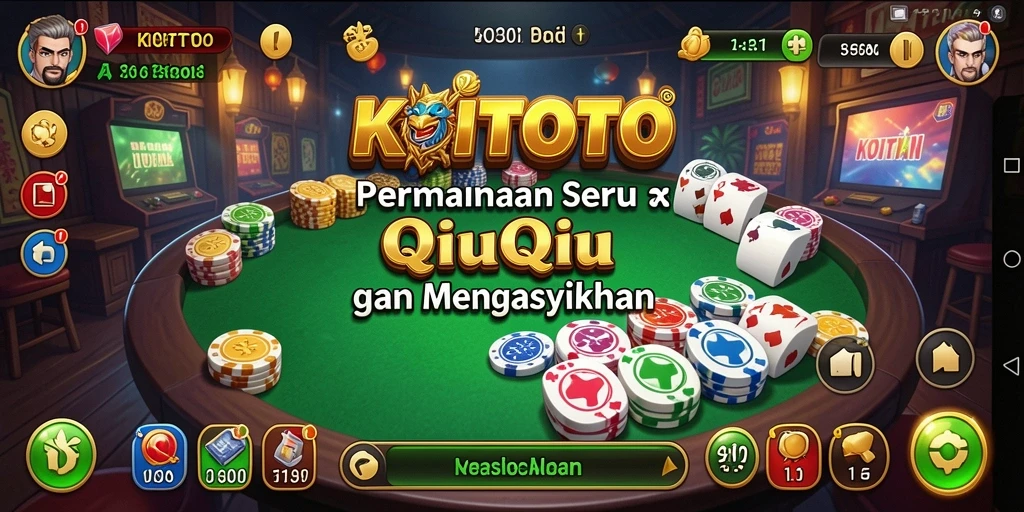 Tampilan gameplay QiuQiu yang menawan dan interaktif.