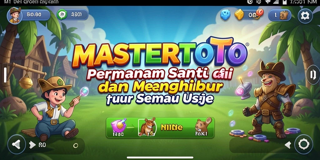 Tampilan gameplay MASTERTOTO yang mengasyikkan dan penuh warna.