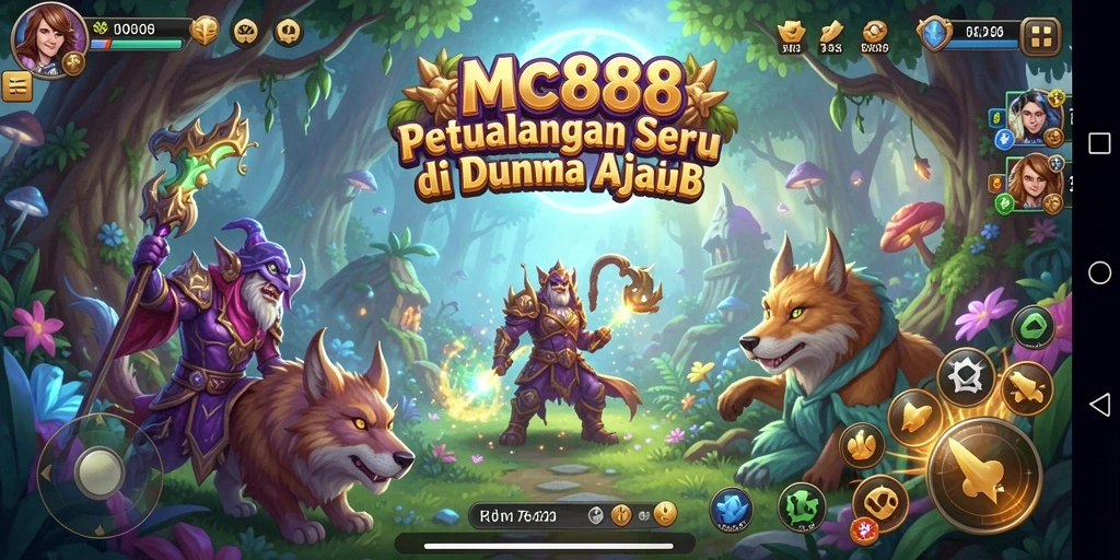 Tampilan screenshot dari gameplay penuh aksi di MC888 yang menakjubkan.
