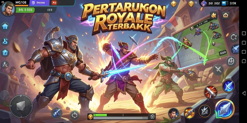 Tangkapan layar gameplay MG108 menunjukkan aksi bertarung yang mendebarkan.