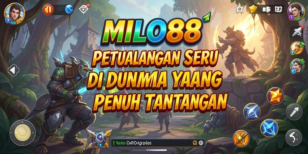 Tampilan gameplay petualangan menarik dalam MILO88.