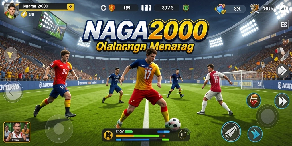 Tampilan gameplay seru dari NAGA2000 dalam aksi olahraga.
