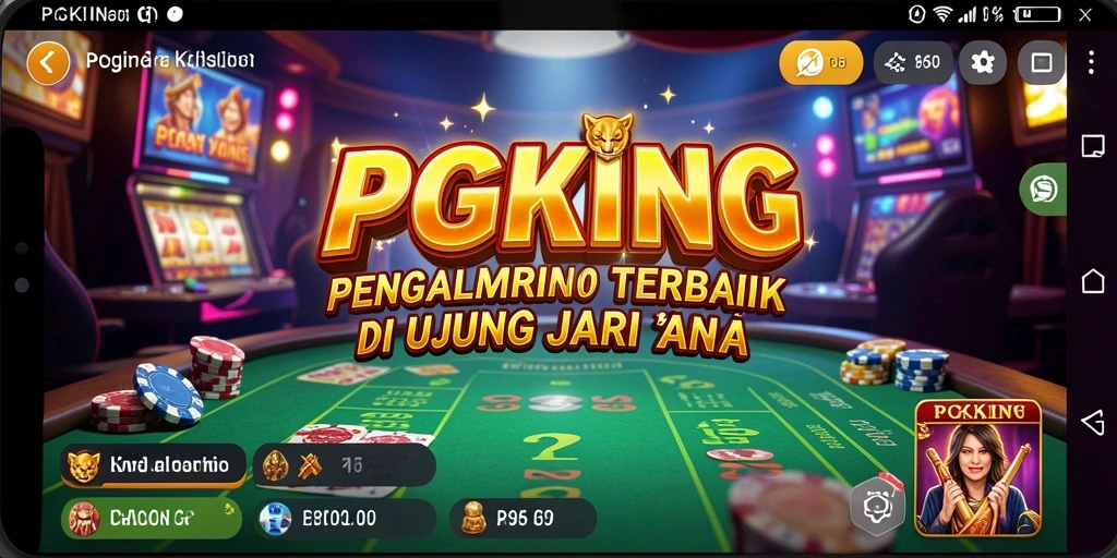 Screenshot PGKING menampilkan gameplay kasino yang mendebarkan dan menarik.