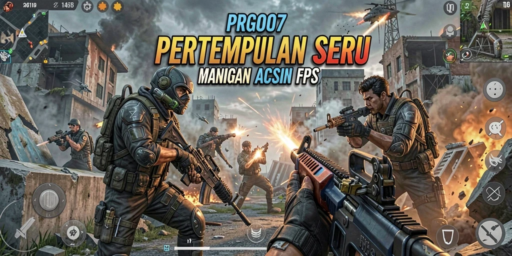 Tampilan gameplay seru dari PRG007 dengan aksi mendebarkan.
