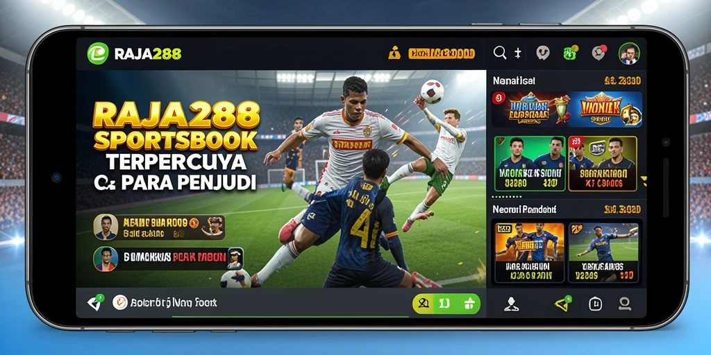 Screenshot utama RAJA288 menampilkan tampilan antarmuka taruhan yang menarik.
