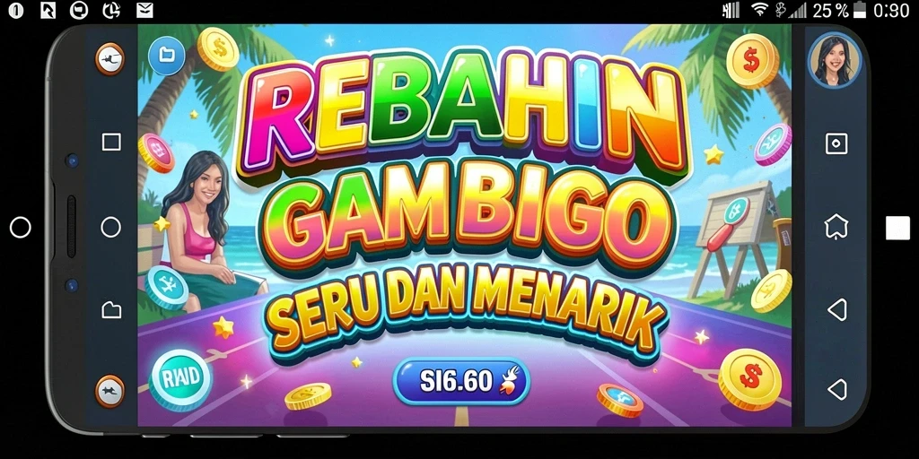 Tampilan gameplay seru REBAHIN yang mengasyikkan.
