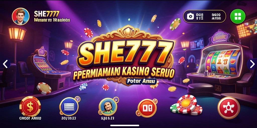 Tampilan screenshot SHE777 yang menunjukkan gameplay Kasino yang seru dan mendebarkan.