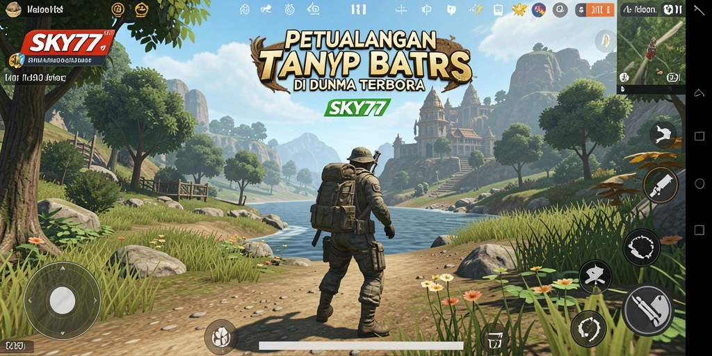 Gameplay menakjubkan di dunia terbuka SKY77 yang kaya detail.