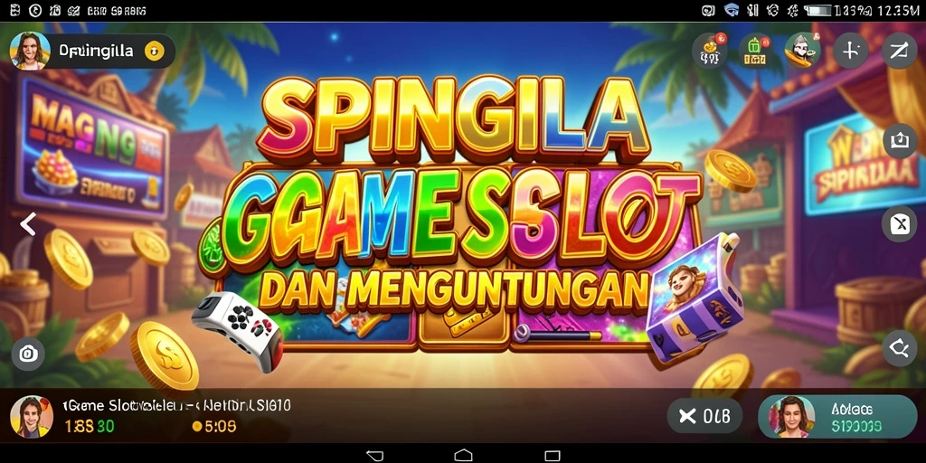 Gameplay SPINGILA yang memukau dengan putaran slot yang menarik.