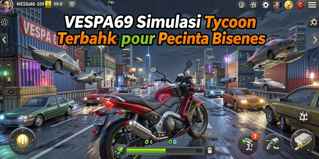 Screenshot VESPA69 menampilkan gameplay Tycoon yang seru dan interaktif.